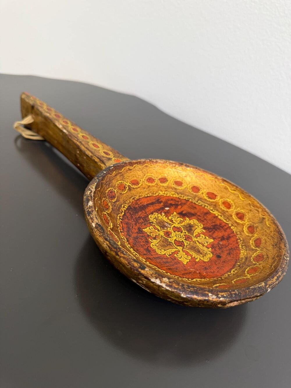 Vintage Italian Florentine decorative ladle scoop